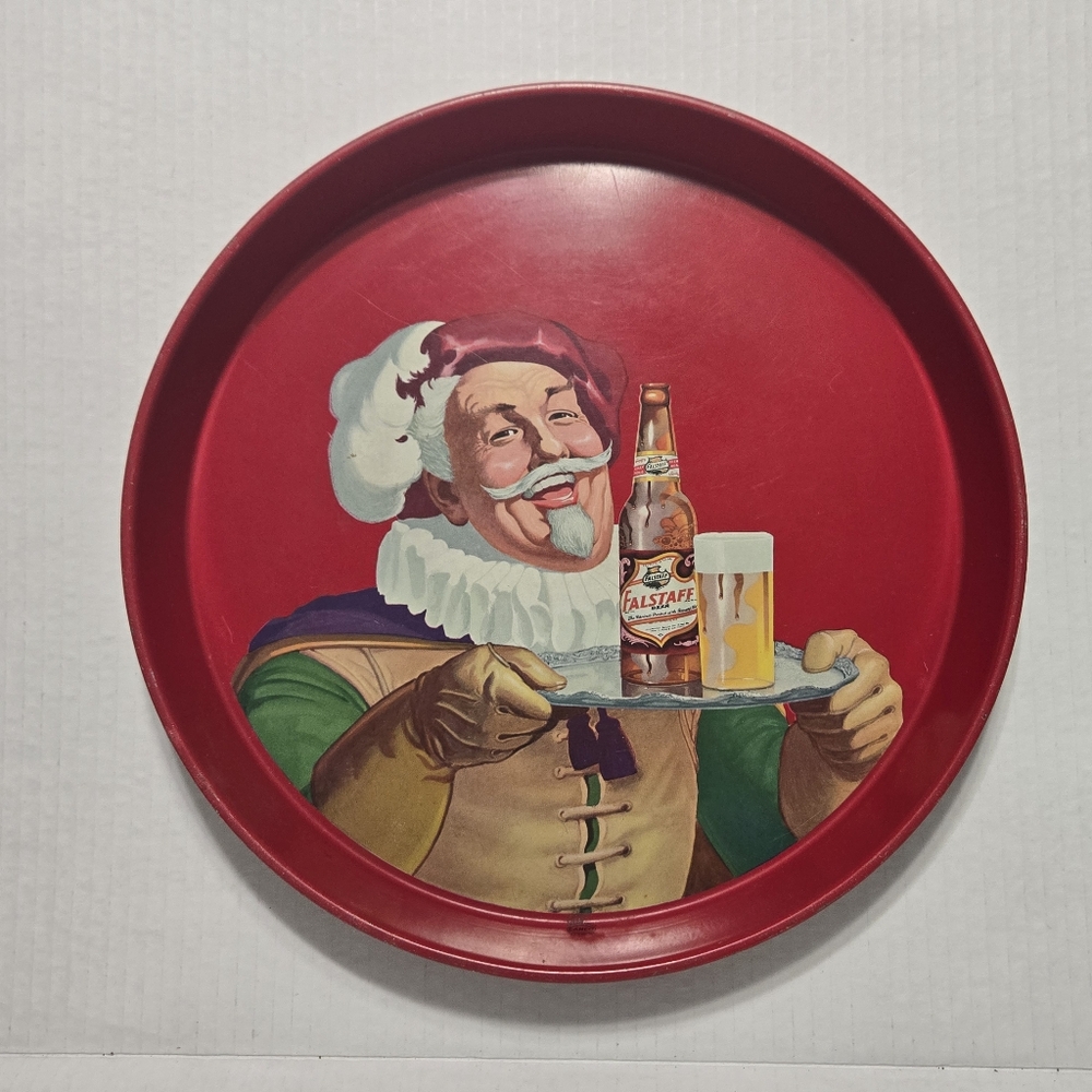 Vintage Falstaff Beer Metal Tray